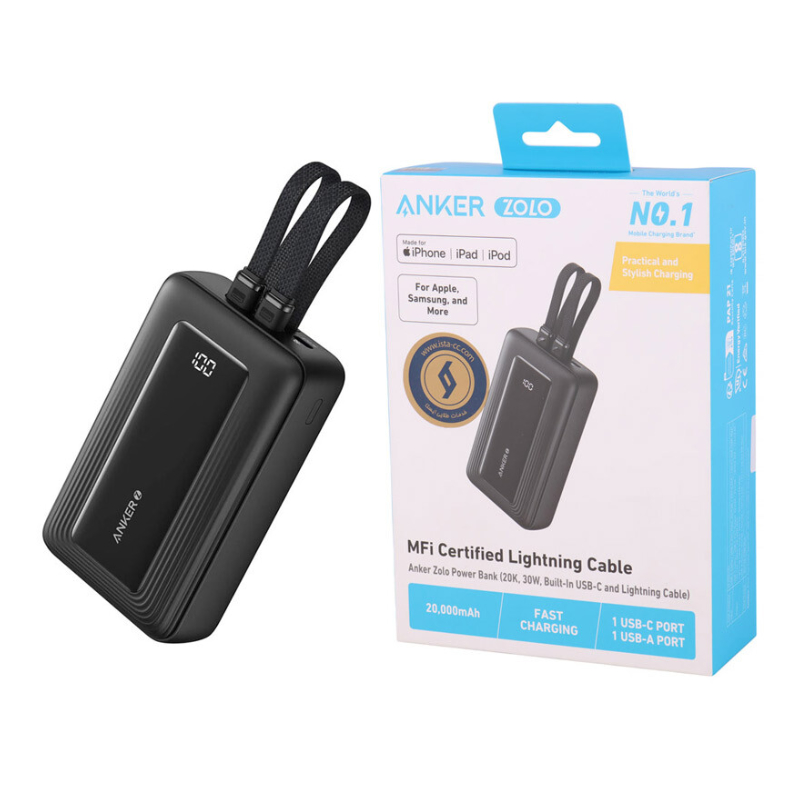 Anker Zolo 30W 20000mAh Power Bank