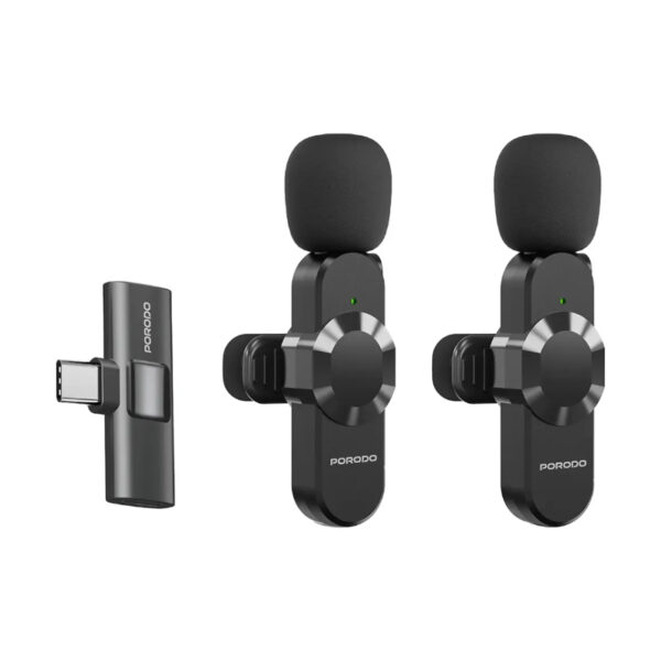 Porodo Audix Pro Lavalier Dual Microphone